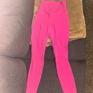 Hot pink Lululemon leggings